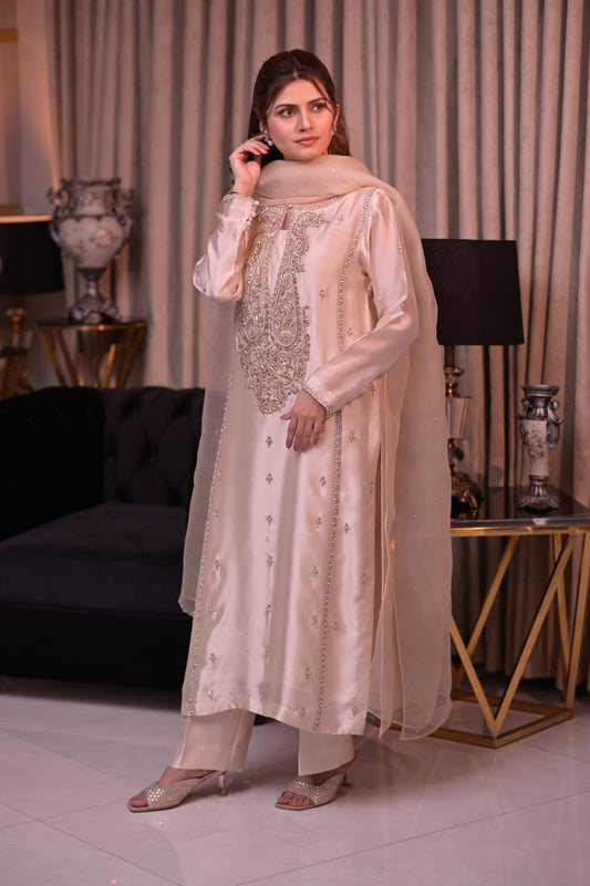 Sheesha Silk Cream Set